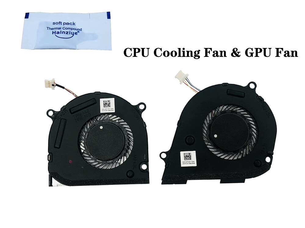 HP ENVY X360 TPN-W142 TPN-W143 L53542-001 L53541-001 CPU & GPU Cooling Fan