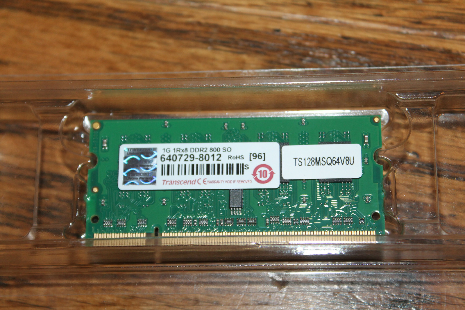Transcend 1G 1Rx8 DDR2 800 SO Memory – Lot of 10 640729-8012