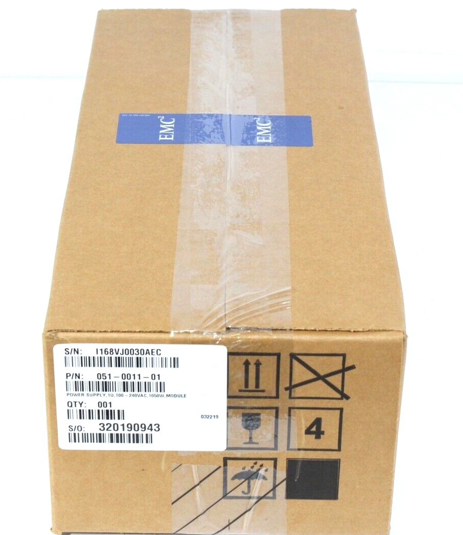 051-0011-01 Dell / EMC POWER SUPPLY,1U,100-240VAC,1050W,MODULE NEW!~