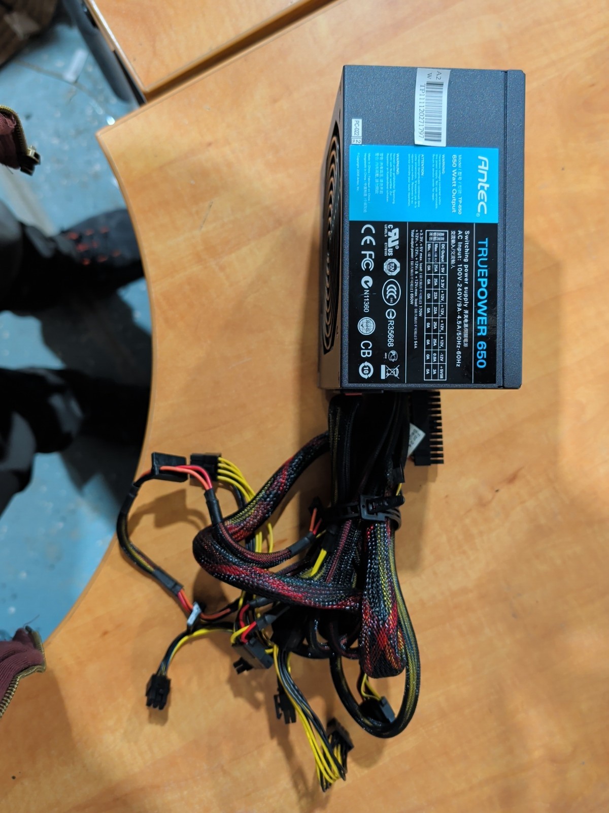 Model TP-650 Antec TruePower-650 650Watt 80 Plus Bronze AC Power Supply