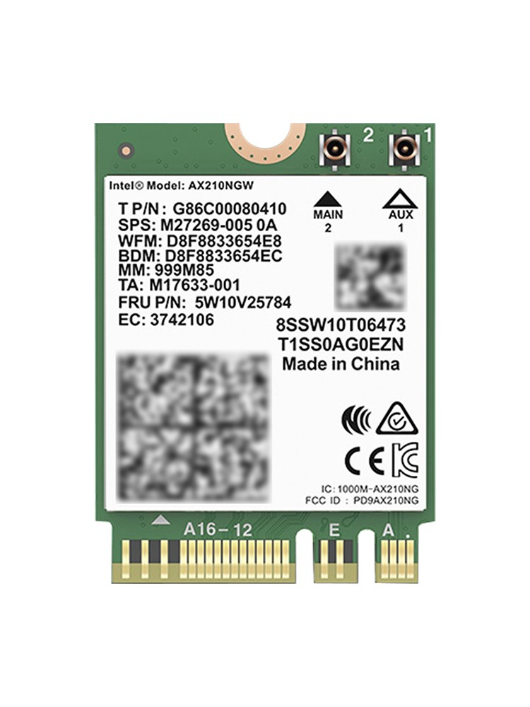 AX210 Module 5374Mbps High-Speed Wireless Gigabit Network Card Supports WIFI6
