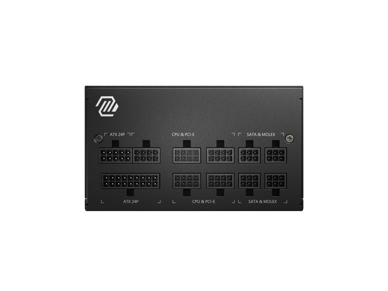 MSI – MAG A650GL, 80 GOLD Fully Modular Gaming PSU, 650W Power Supply, 10 Year