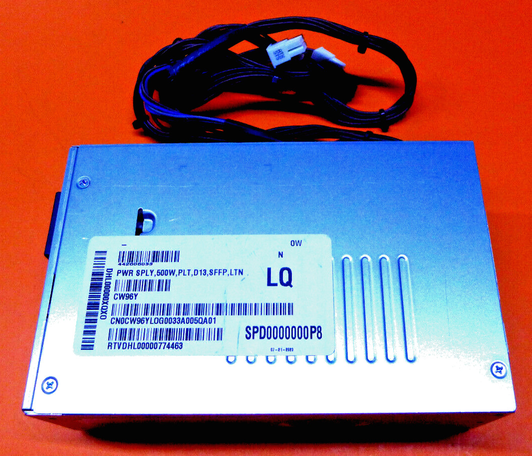 Genuine Dell Optiplex 500W 7000 Tower Power Supply L500EPS-01 CW96Y