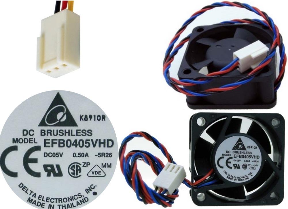 NEW,QUALITY Ball Bearing 40mm*20mm Delta EFB0405VHD 5VDC/5V Fan/Cooler 4020 3pin