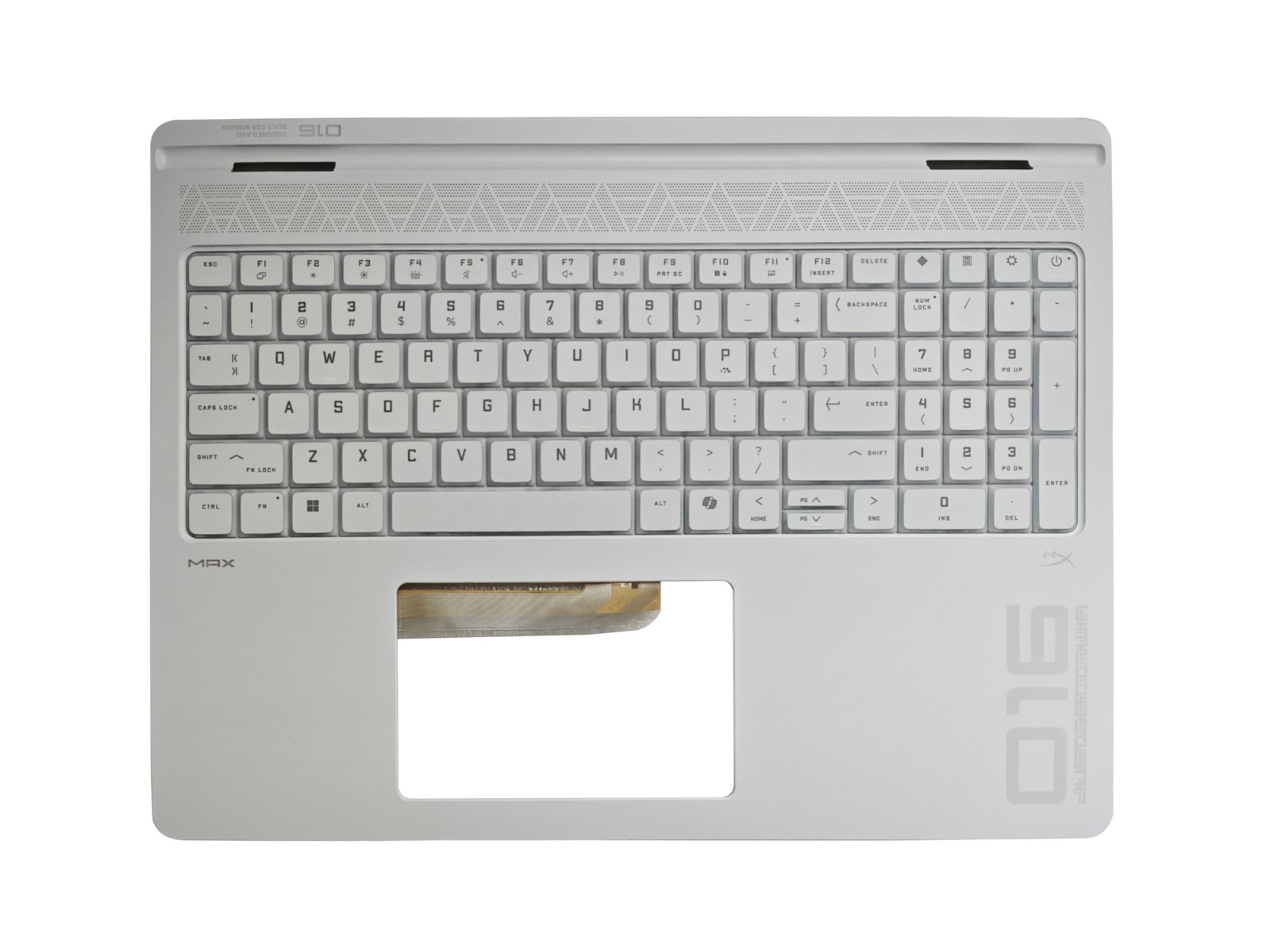New for HP OMEN MAX 16-AH TPN-I143 US Keyboard Upper Palmrest Cover