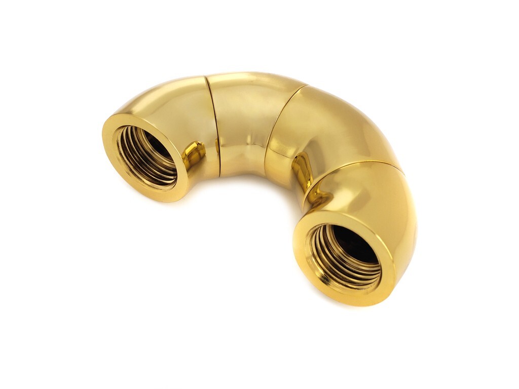 Bitspower True Brass Triple Rotary Snake-Style Dual IG1/4″ Extender