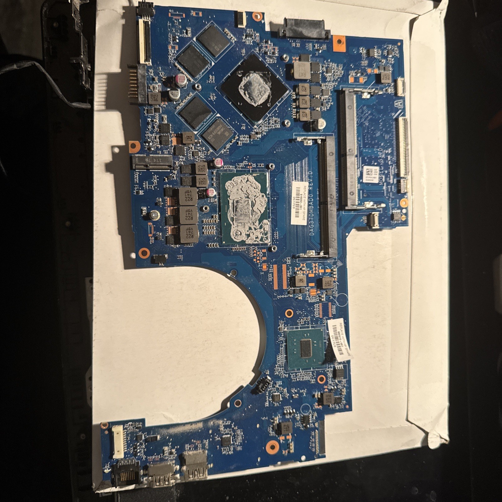 For HP OMEN 17-w295nr 915550-601 1050Ti 4GB i7-7700HQ laptop motherboard