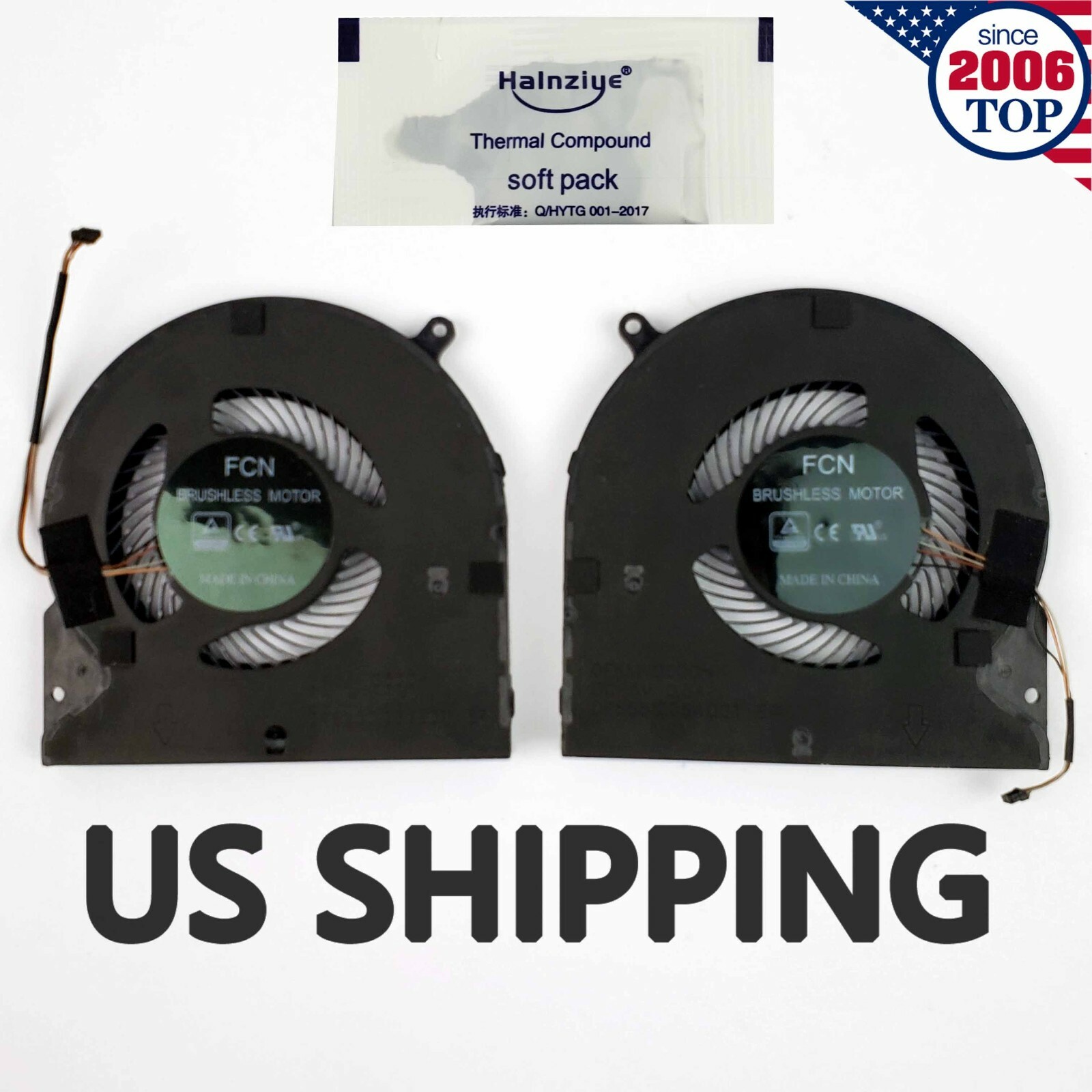 New CPU & GPU Cooling Fan for Razer Blade 15 RZ09-0238 RZ09-0288 RZ09-0301