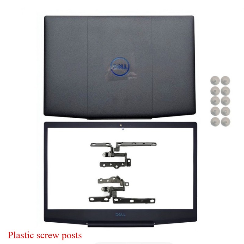 LCD Back Cover Lid Front Bezel Hinges for Dell G3 15 3590 G3 15 3500 P89F 0747KP