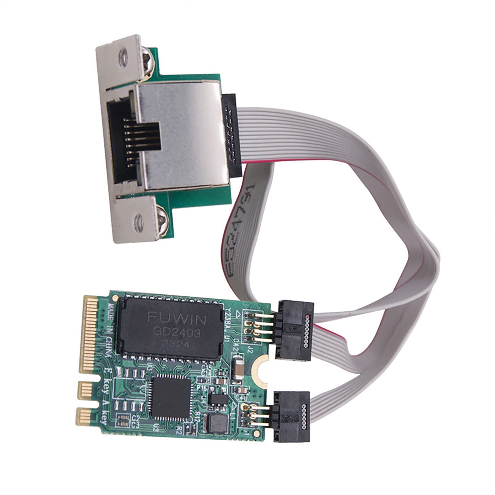 New M.2 Key A+E 2.5G Gigabit Ethernet Network Lan Card RTL8125B Chipset