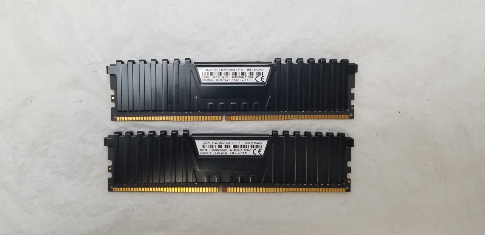 Corsair Vengeance LPX : DDR4 : 8GB : 3600MHz : CMK16GX4M2D3600C18 : Tested