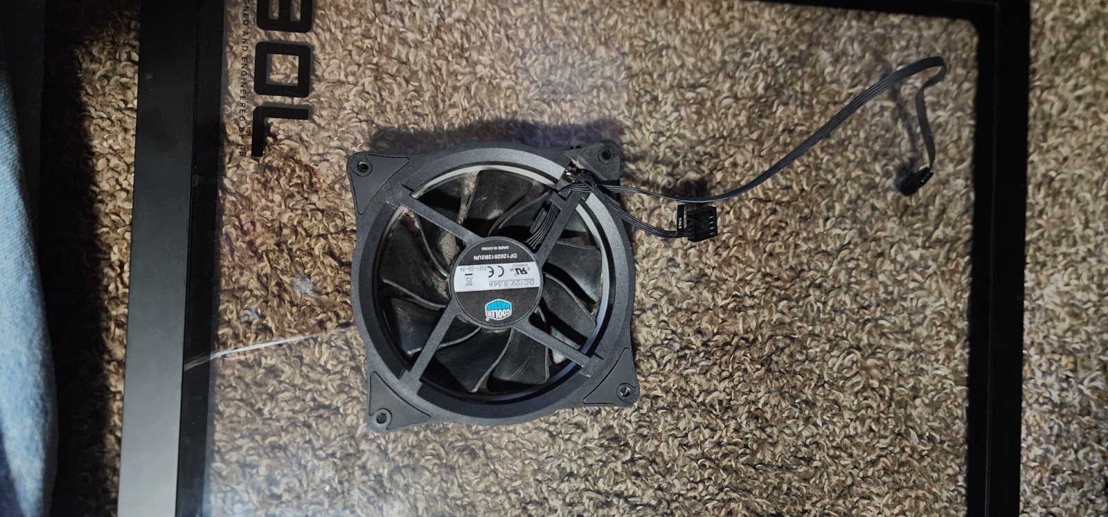 “HP Omen 144mm LED Case Fan – OEM Cooling Fan with RGB Lighting, Great Condition