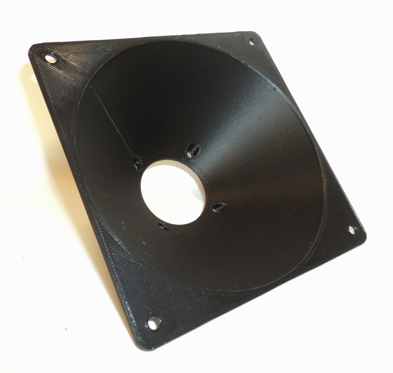 120mm to 40mm CENTERED OFFSET Computer Fan Adapter Converter Panel Hose Mount