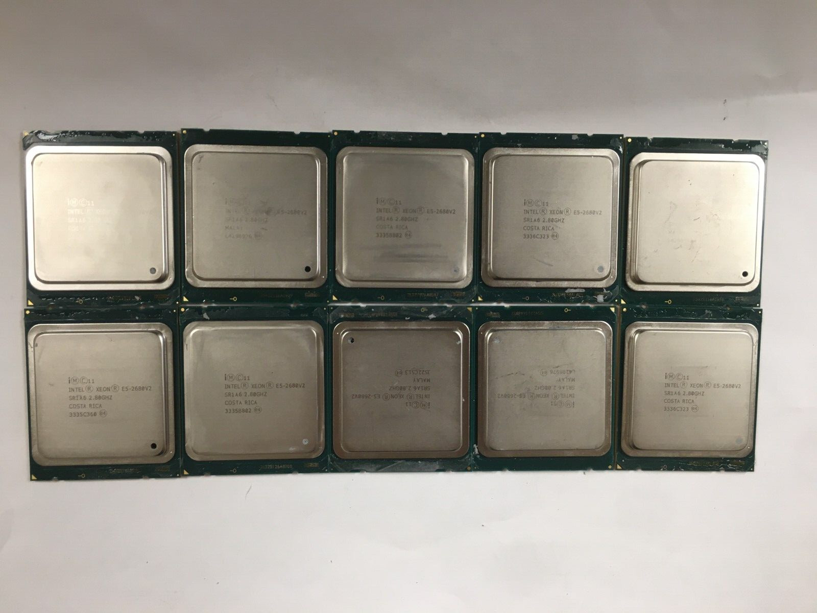 Lot of 10 – Intel Xeon E5 – 2680V2 / SR1A6 2.50GHz 25MB 10-Core CPU LGA 2011