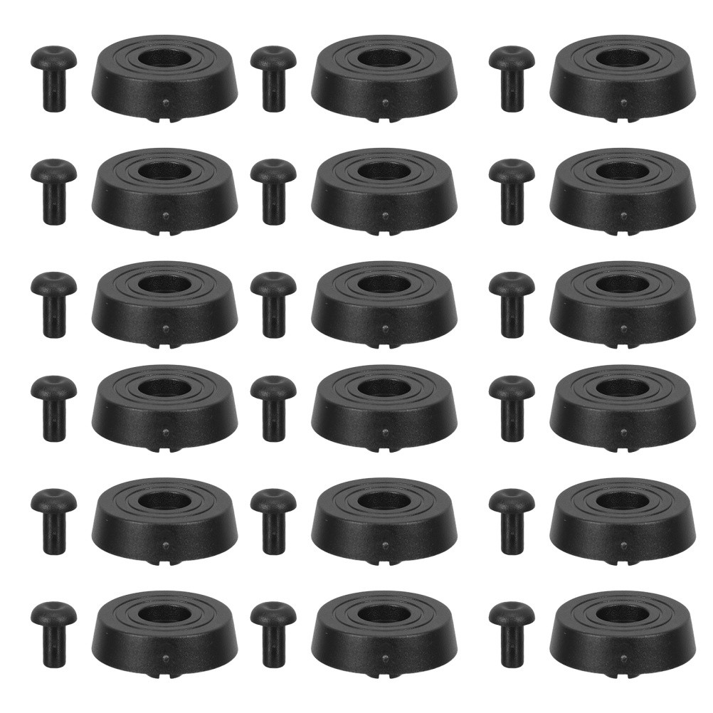 20 Pcs Desktop Computer Case Feet Replacement Furniture Foot Pads