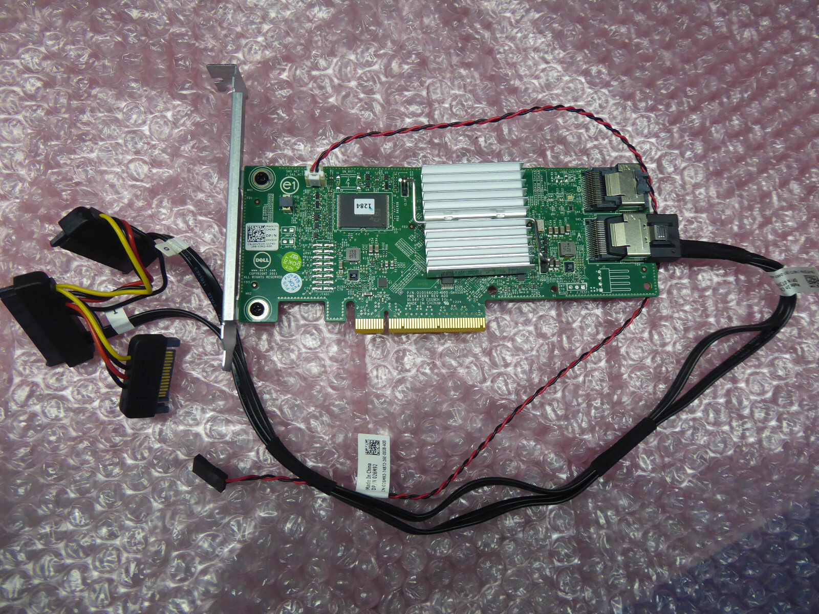 DELL HV52W PERC H310 SERVER RAID CARD PCI-e x8 TESTED WORKING (FROM T5600) USPS