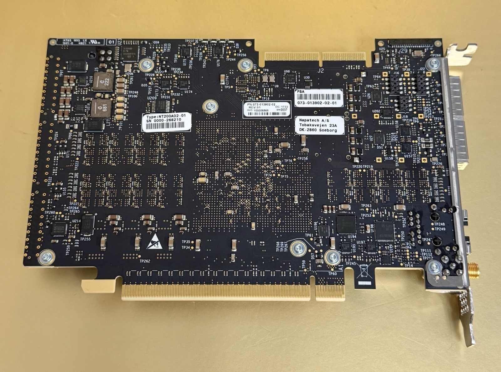 Napatech NT200A02-01 SmartNIC Network Interface Card