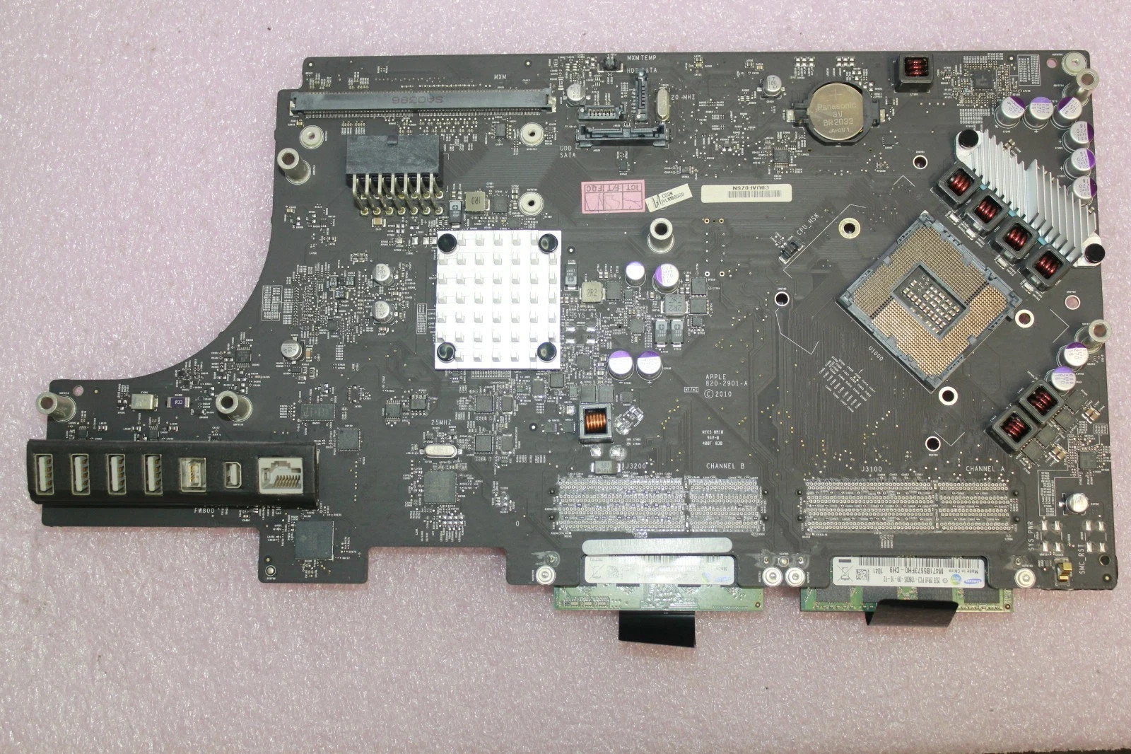 Genuine Apple iMac A1312 Logic Board with 8GB RAM NO CPU 820-2901-A