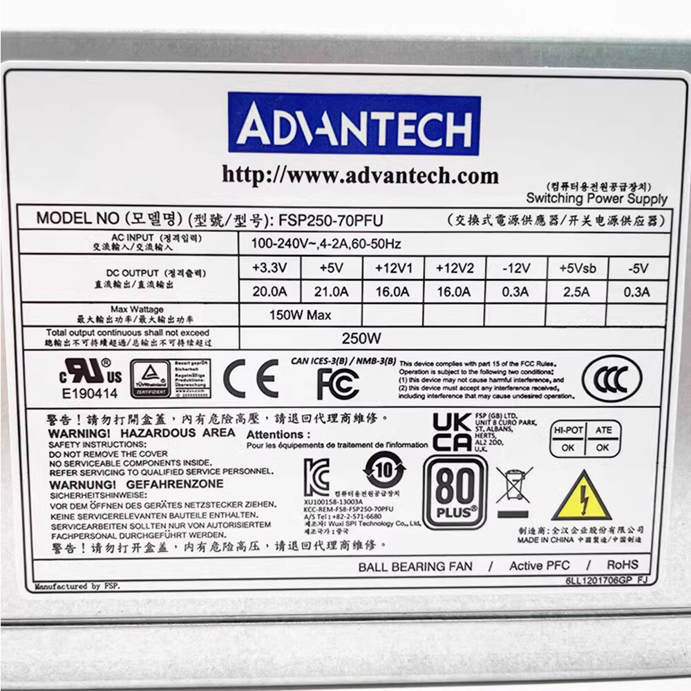 FOR Industrial computer 300W power supply FSP250-70PFU FSP300-70AGB FSP300-70PFL