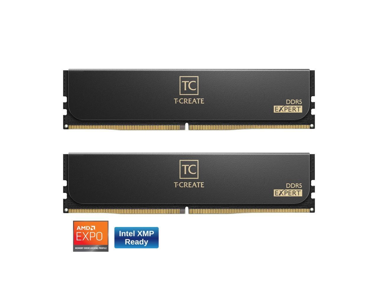 Team T-CREATE EXPERT 96GB (2 x 48GB) 288-Pin PC RAM DDR5 6400 (PC5 51200)