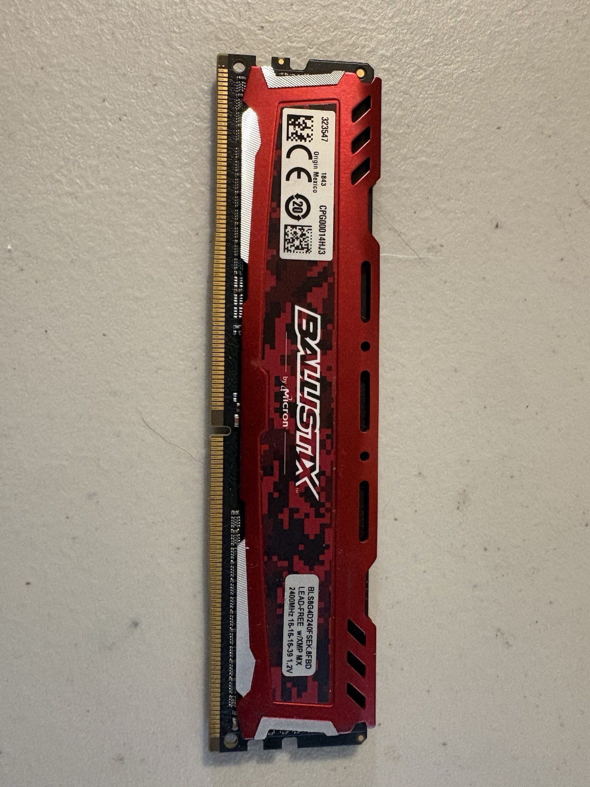 Ballistix Sport LT 8GB (1x8gb) DDR4-2400 MHz by Micron