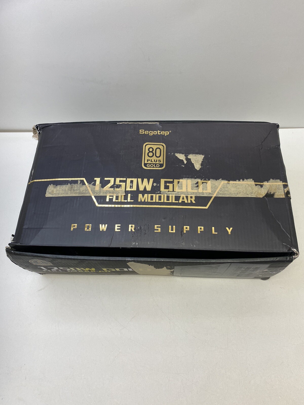 Segotep 1250W Power Supply Fully Modular 80+ Gold PSU with 140Mm Smart Fan