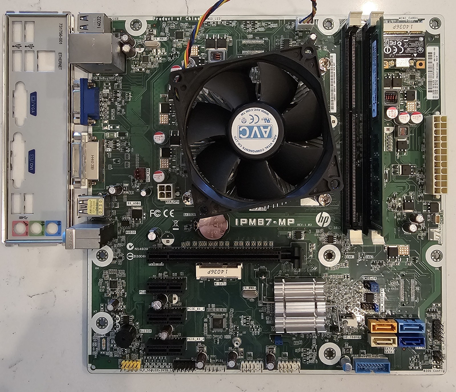 HP IPM87-MP MOTHERBOARD EXCELLENT CONDITION