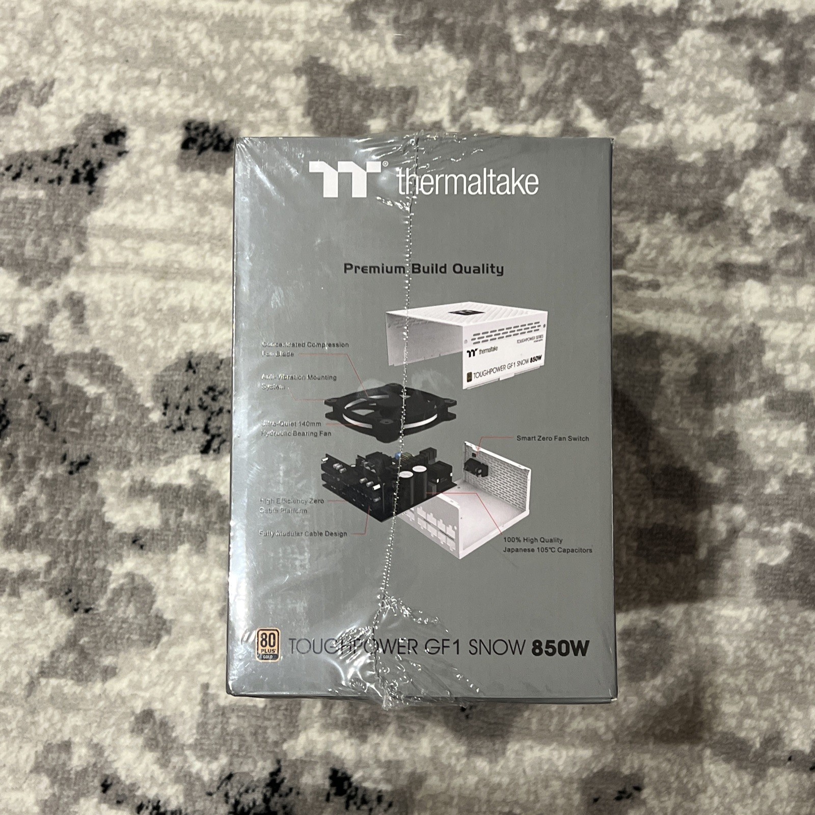 Thermaltake Toughpower GF1 Snow 850W Modular Ultra Quiet Power Supply SEALED
