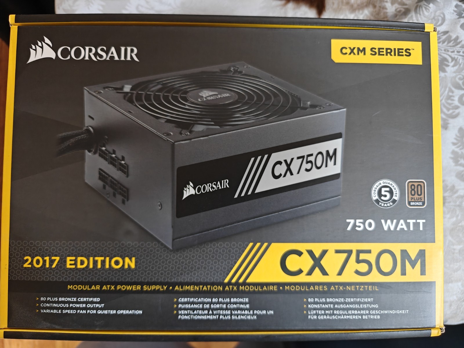 Corsair CX M Series CX750M 750W Semi Modular Power Module