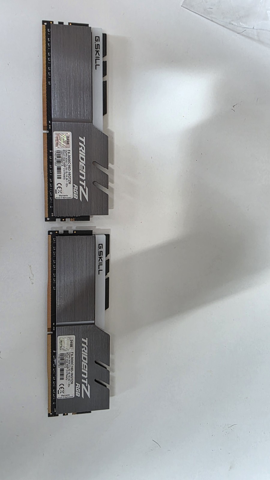 G. SKILL Trident Z RGB 16GB (2 x 8GB) PC4-24000 (DDR4-3000) Memory…