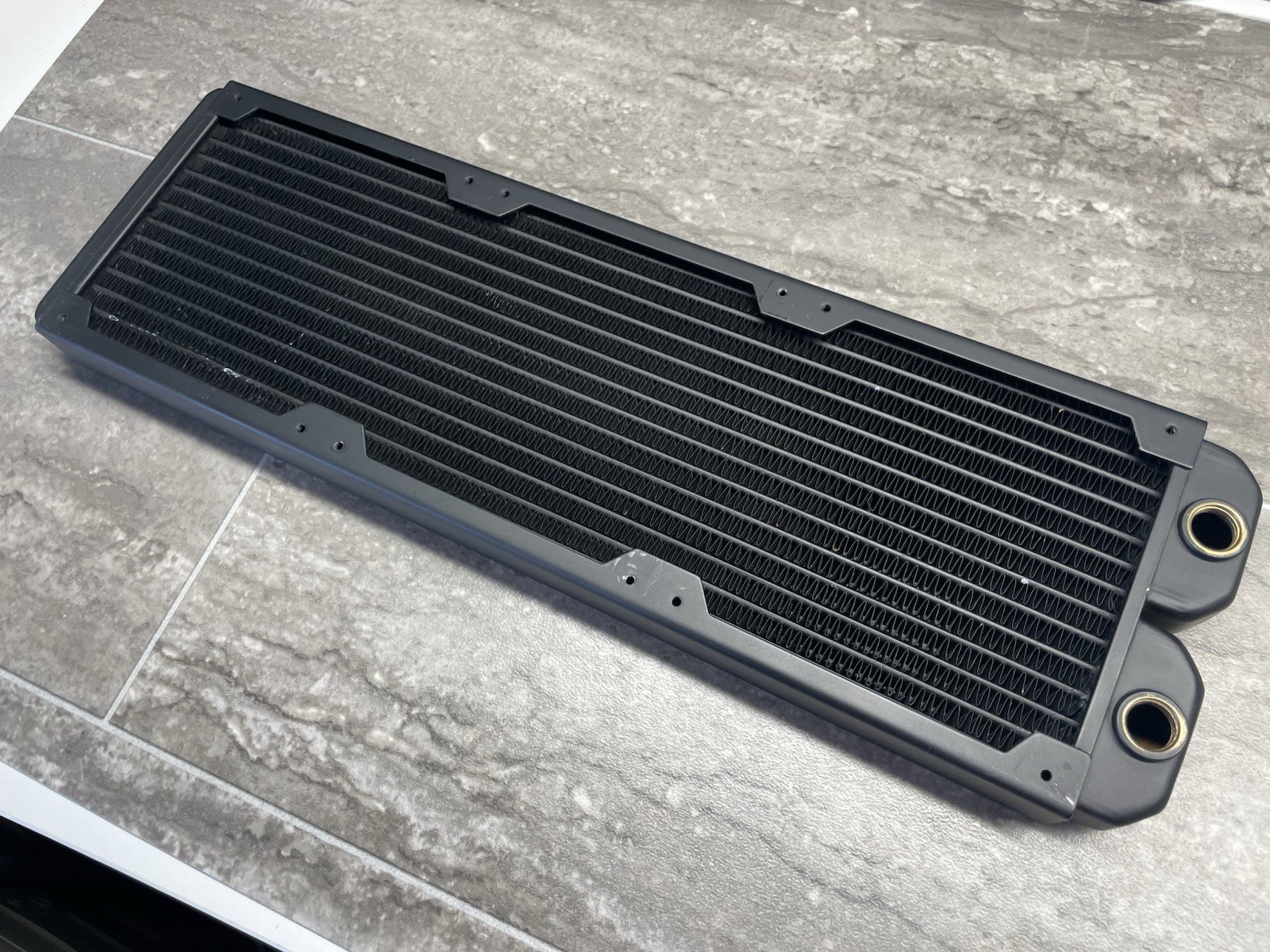 FreezeMod 360mm Slim Radiator Copper G1/4 PC Water Cooling Clean