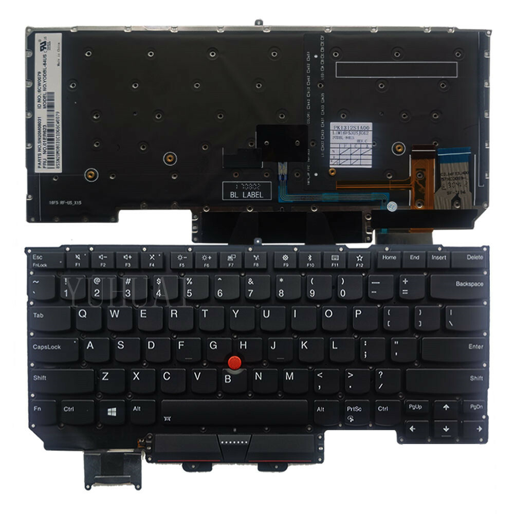 New US backlit keyboard for Lenovo ThinkPad X1 Carbon 5th Gen 2017 20HQ 20HR