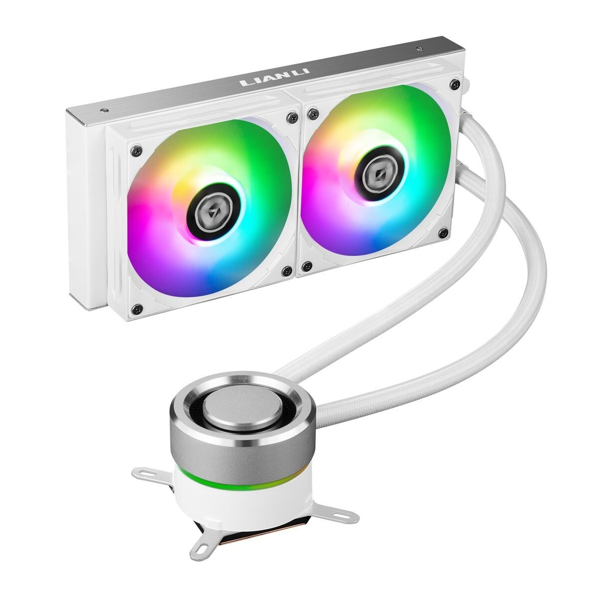 Lian Li Galahad 240mm RGB Water Cooling Kit AIO – White AM4 / AM5 G89.GA240A.01
