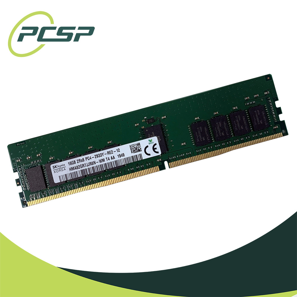 Hynix 16GB PC4-2933Y-R 2Rx8 DDR4 ECC REG RDIMM Server Memory HMA82GR7JJR8N-WM