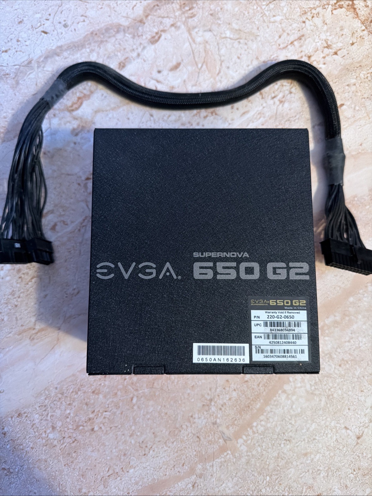 EVGA SuperNOVA 650 G2 80+ Gold 650W Fully Modular ATX Power Supply