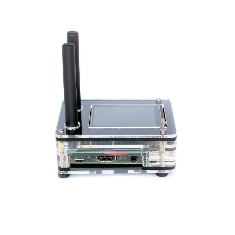 DRPi-1NSX CASE for Raspberry Pi4 & 3B+, Duplex MMDVM v1.0, 2.4″ Enhanced Nextion