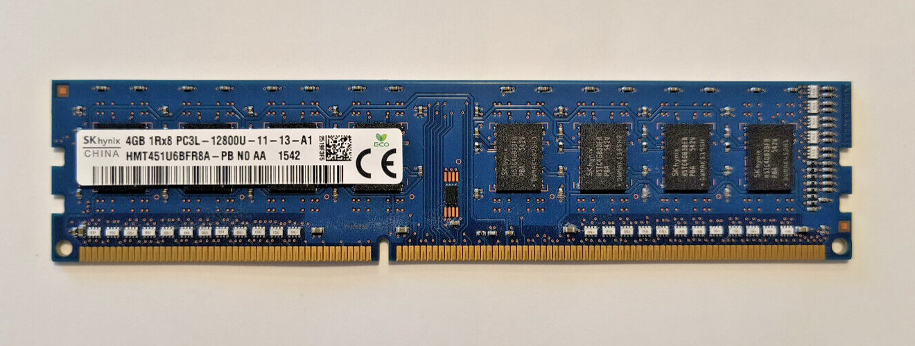SK Hynix HMT451U6BFR8A-PB 4GB 1Rx8 PC3L-12800U DIMM