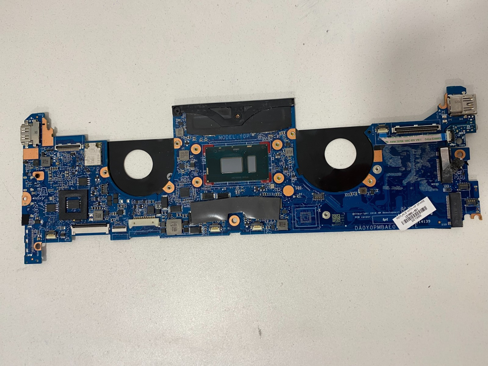 USED Original HP EliteBook X360 1030 G3 Motherboard DA0Y0PMBAE0