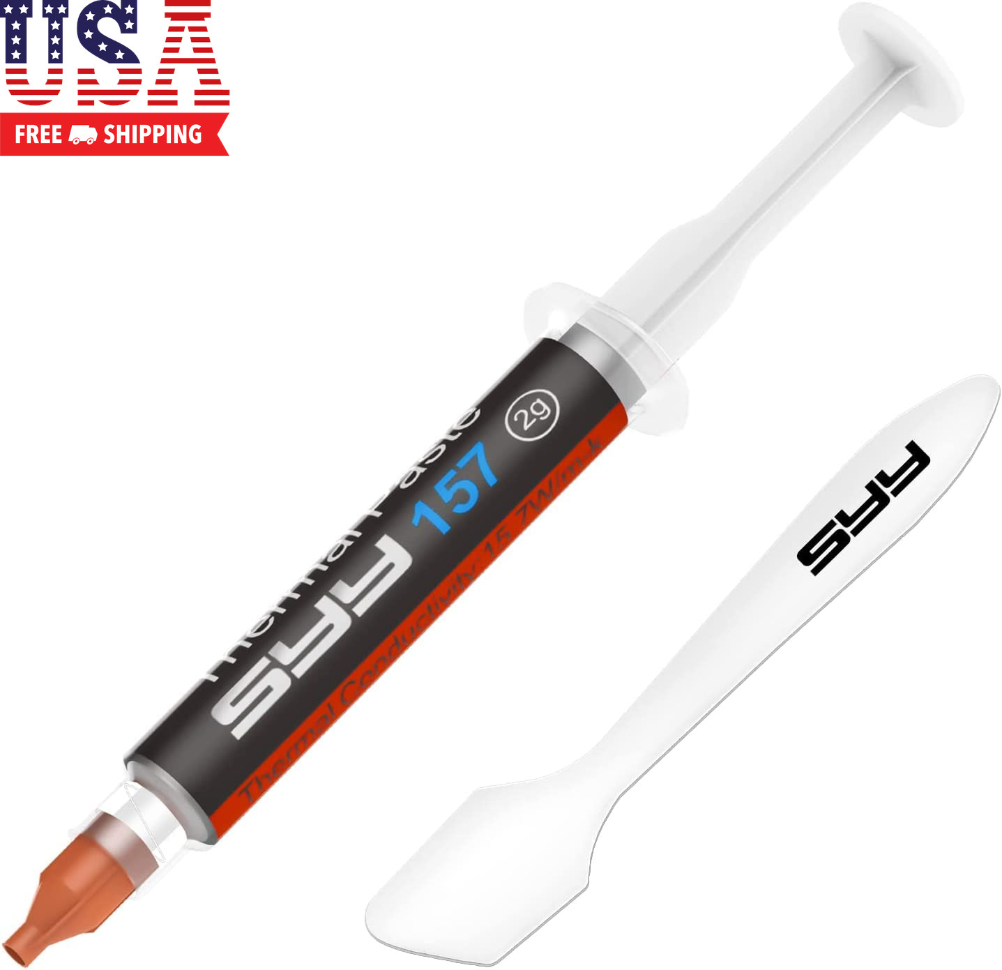 Thermal Paste with Tool Kit, 15 Grams CPU Paste Thermal Compound Heatsink for Ic