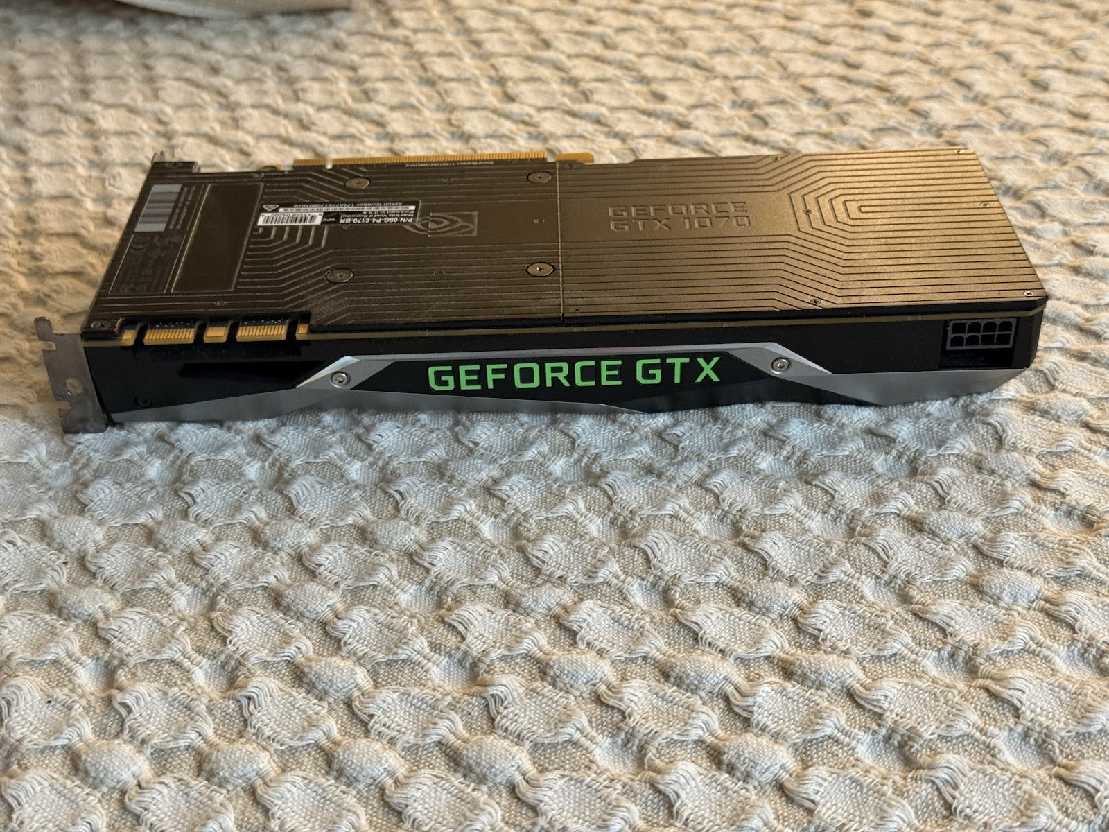 NVIDIA GeForce GTX 1070 Founders Edition 8GB GDDR5 Graphics GPU Tested Works!