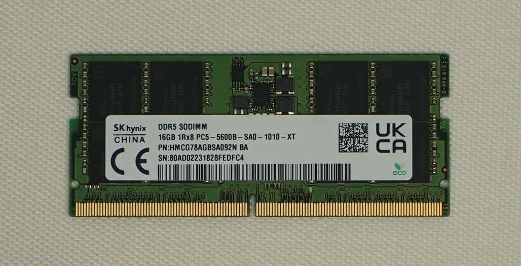 Memory Module Hynix HMCG78AGBSA092N 16 GB Memory Module – 1Rx8 – DDR5 – 2800 MHz