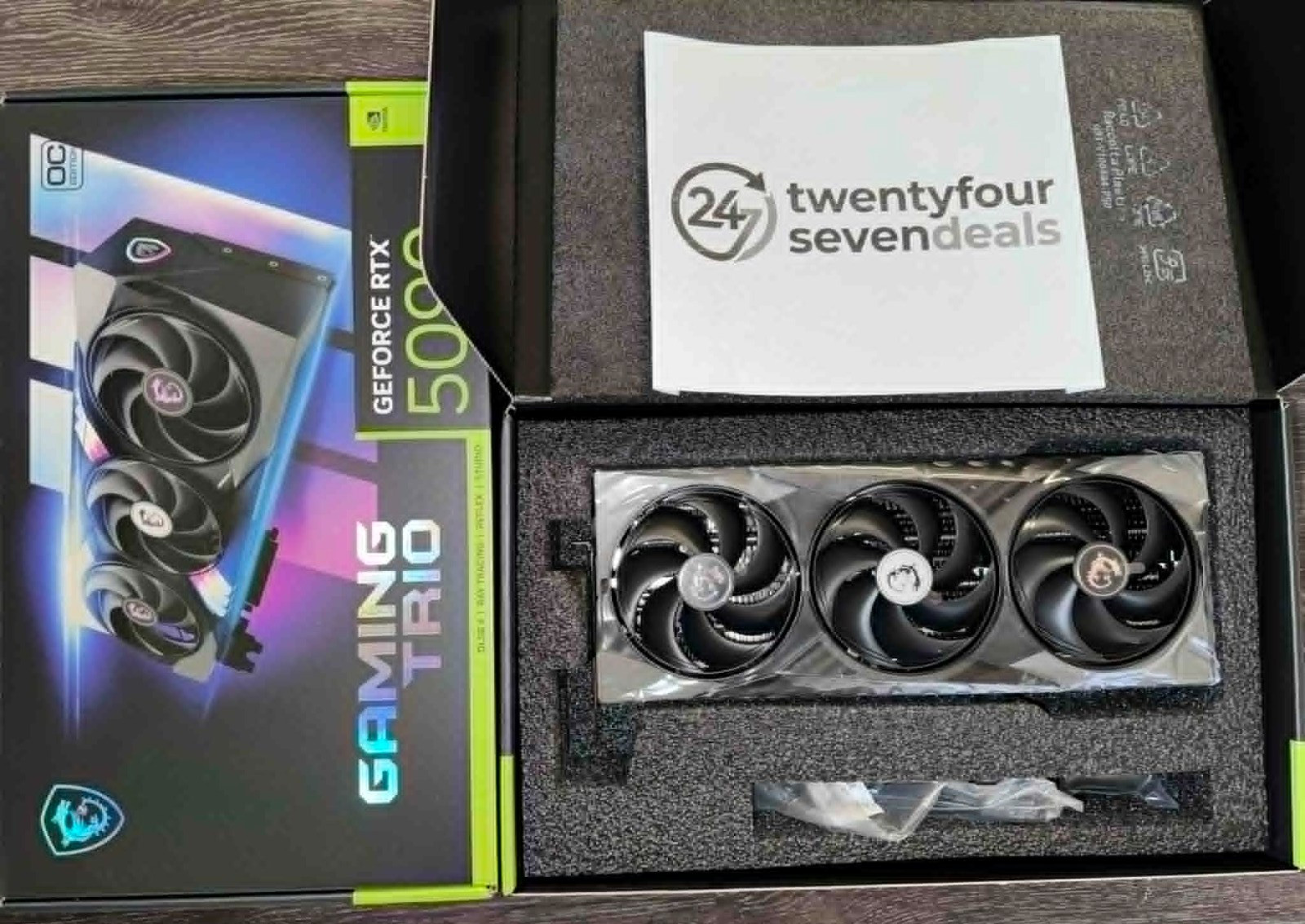 MSI Gaming Trio OC GeForce RTX 5090 GPU – No PCB, Core & VRAM (PARTS)