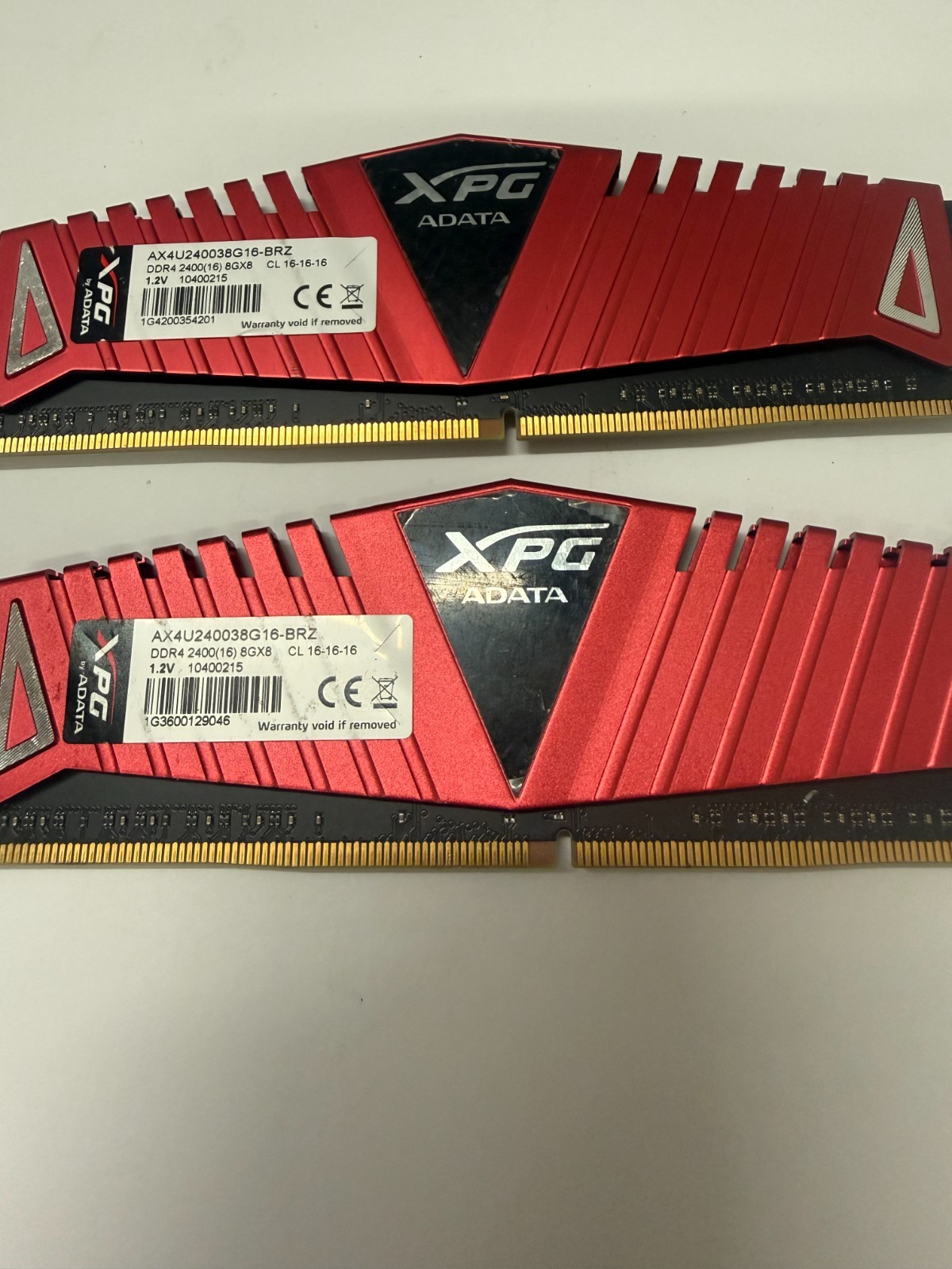ADATA XPG AX4U240038G16-BRZ 16GB KIT (2X8GB) DDR4 PC4-2400 1.2V