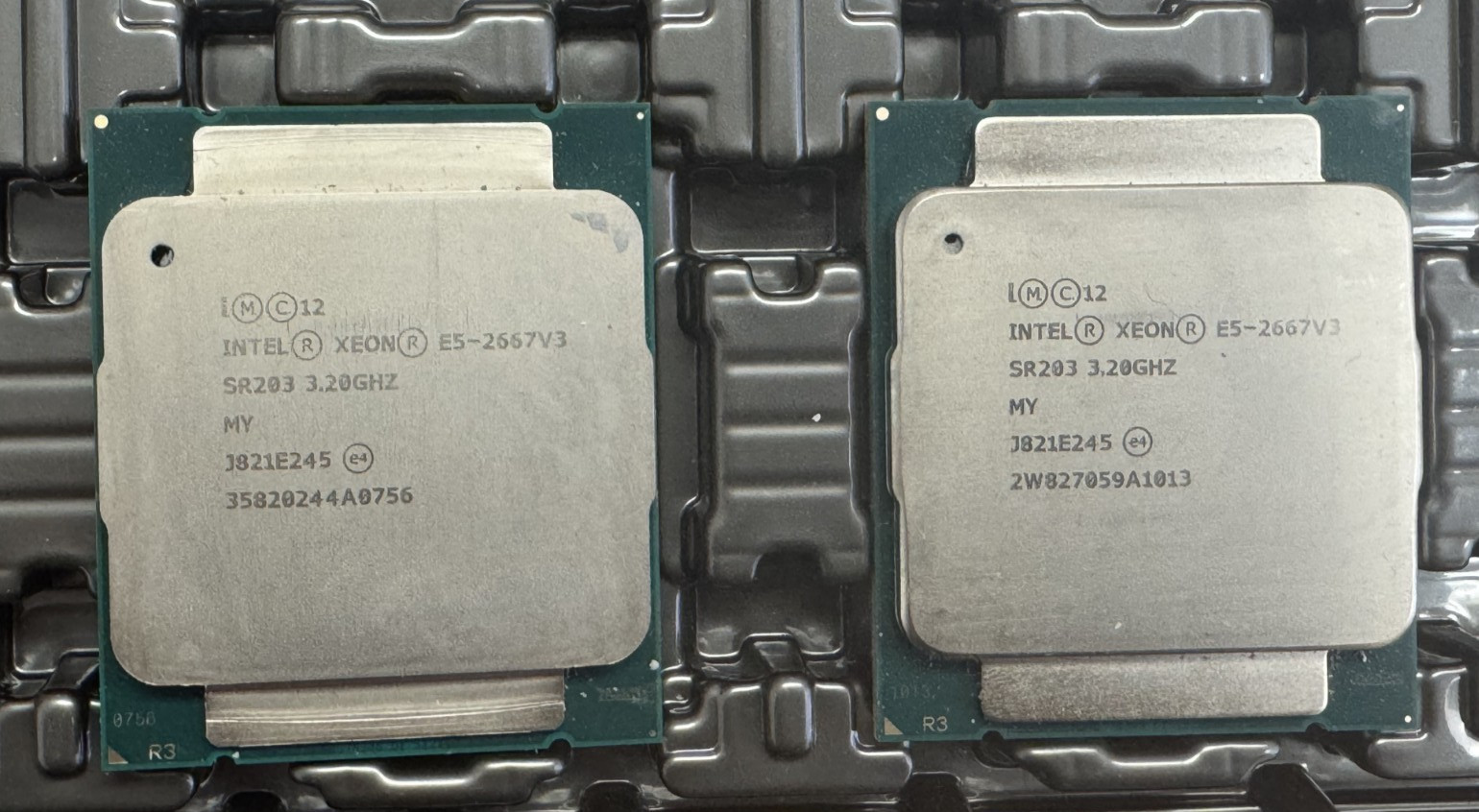 Matched Pair Intel Xeon E5-2667V3 SR203 3.2GHz 8-Core 16-Threads FCLGA2011 CPU