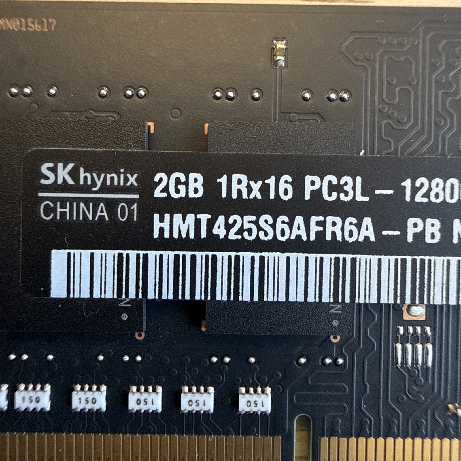Hynix 2GB RAM PC3-12800 (DDR3-1600) 2 GB RAM UDIMM 1600 MHz DDR3 SDRAM Memory