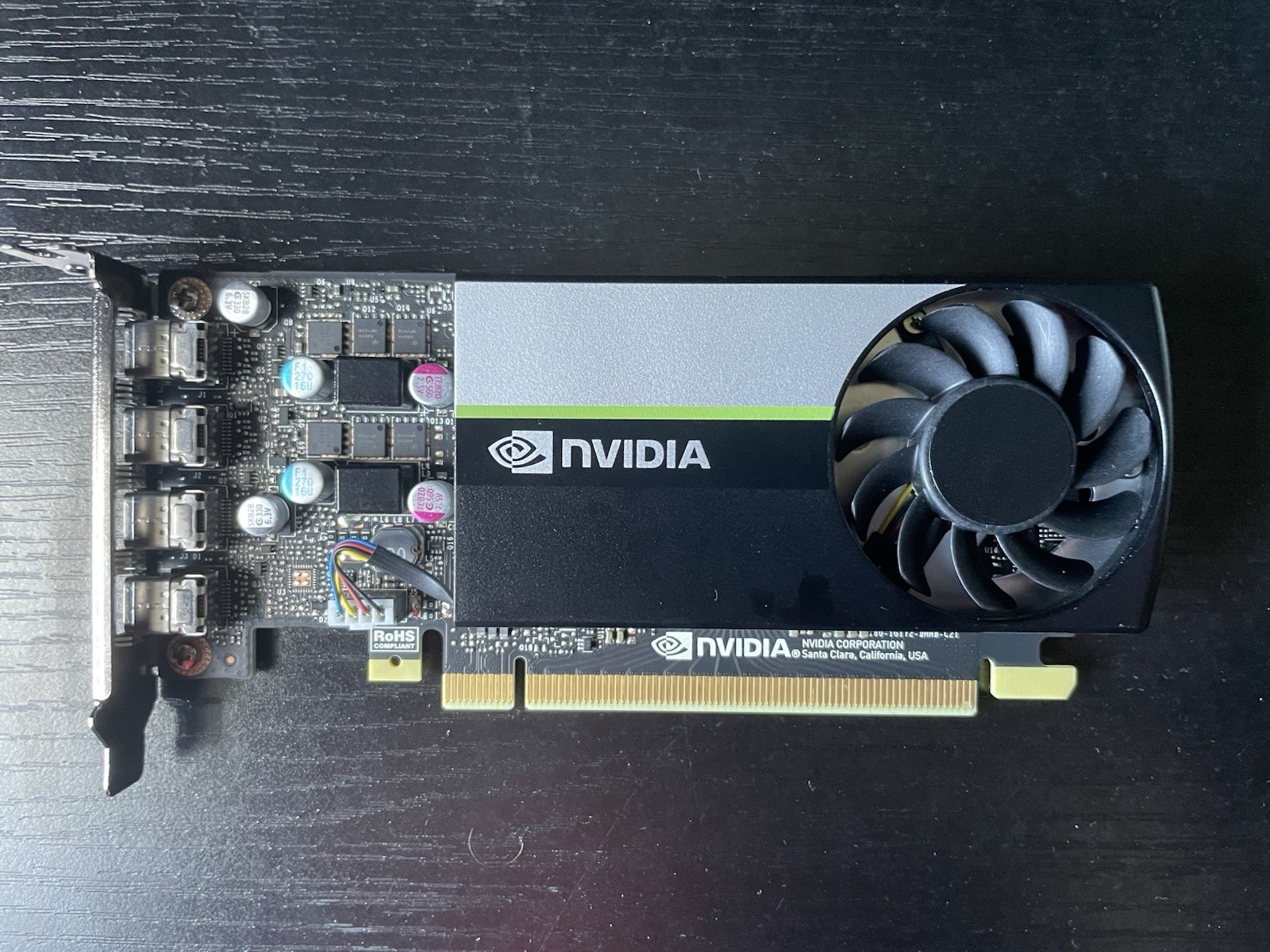 NVIDIA T1000 8GB PCIe x16 Graphics Card Mini DisplayPort Multi-Monitor