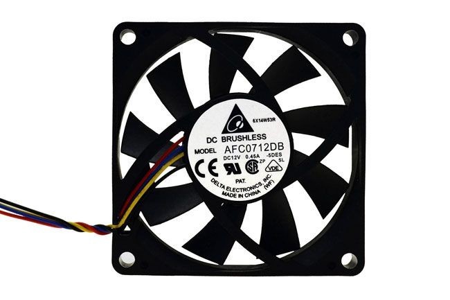 Delta 70x70x15 mm PWM Fan, Super High Speed 6000 RPM AFC0712DB