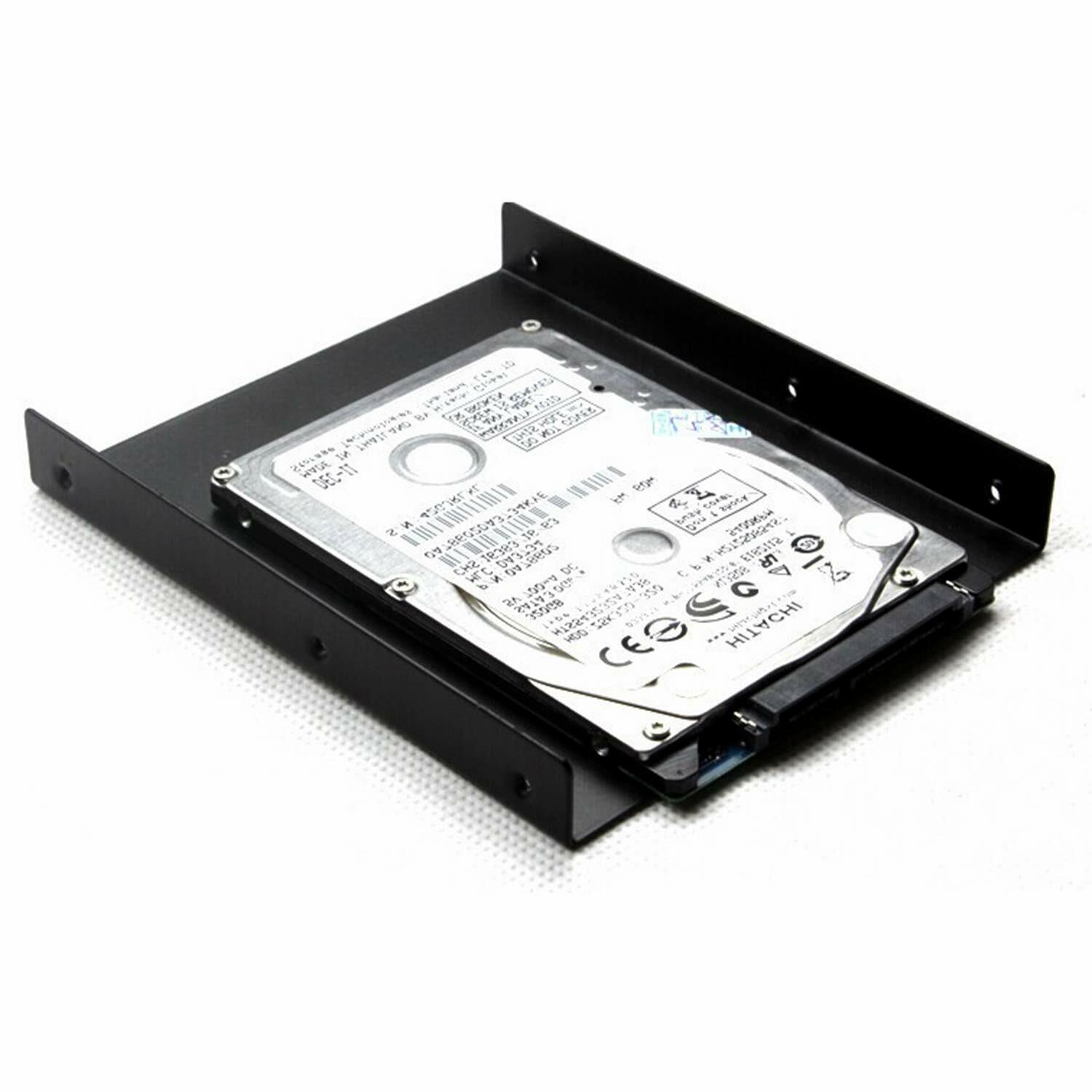 Lot of 4 2.5″ SSD HDD To 3.5″ Metal Bracket Mounting Kit Hard Drive Bay Adapter
