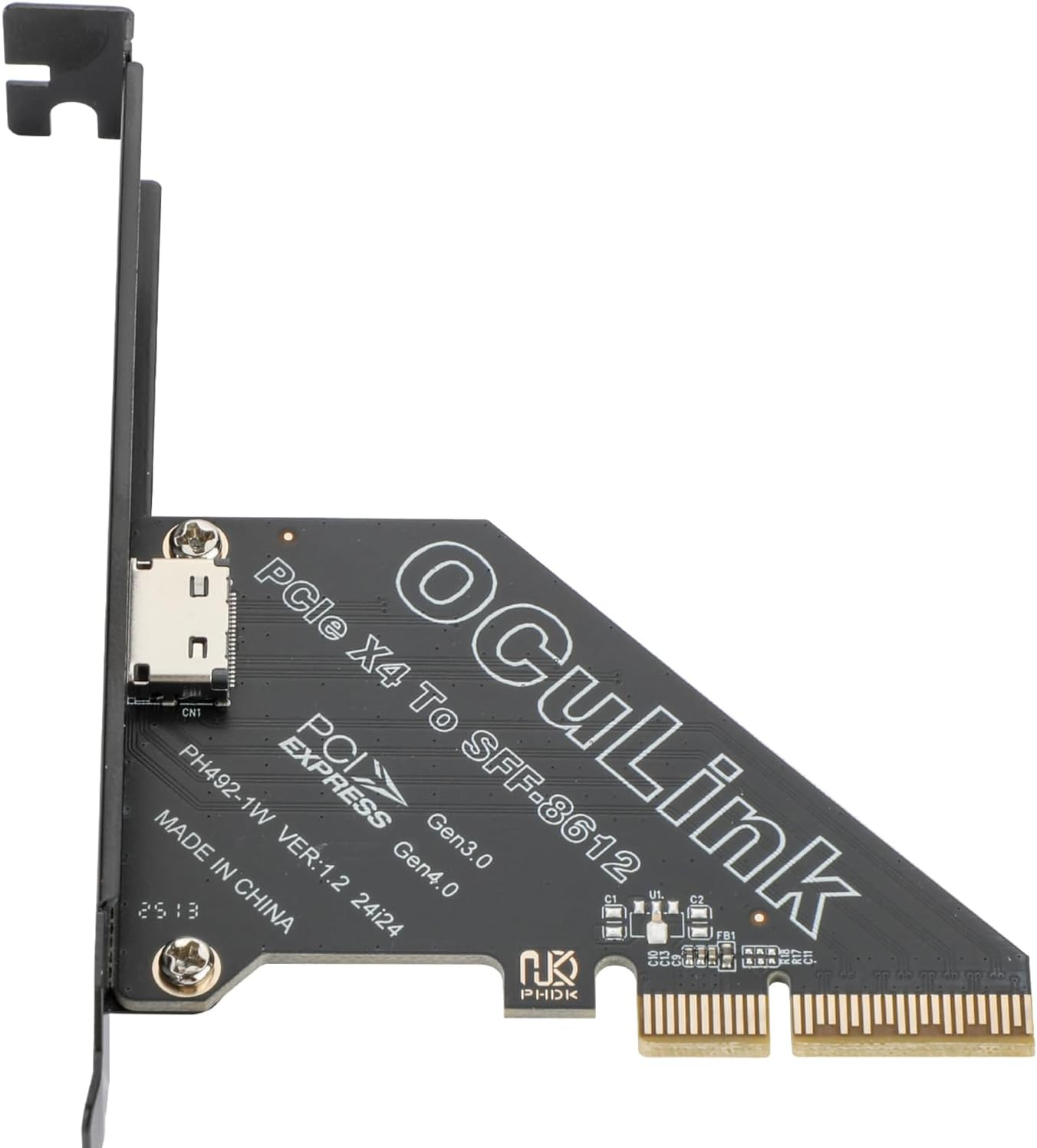 Pcie 4.0 X4 64Gbps Compatible with Oculink SFF-8612 SFF-8611 External GPU Egpu R