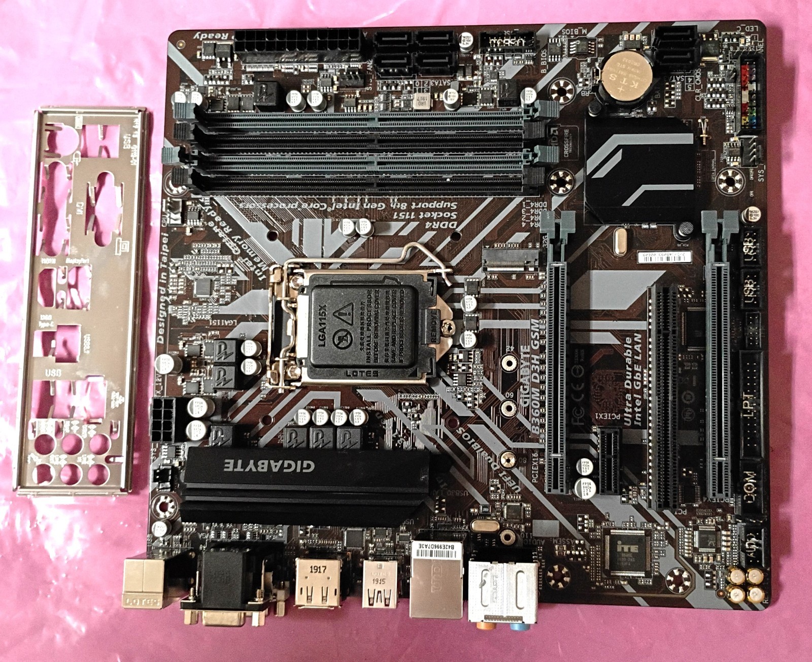 B360M D3H GSM GIGABYTE Intel Socket LGA1151 DDR4 HDMI Motherboard “READ”